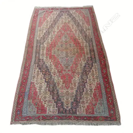 A highly patterned kilim