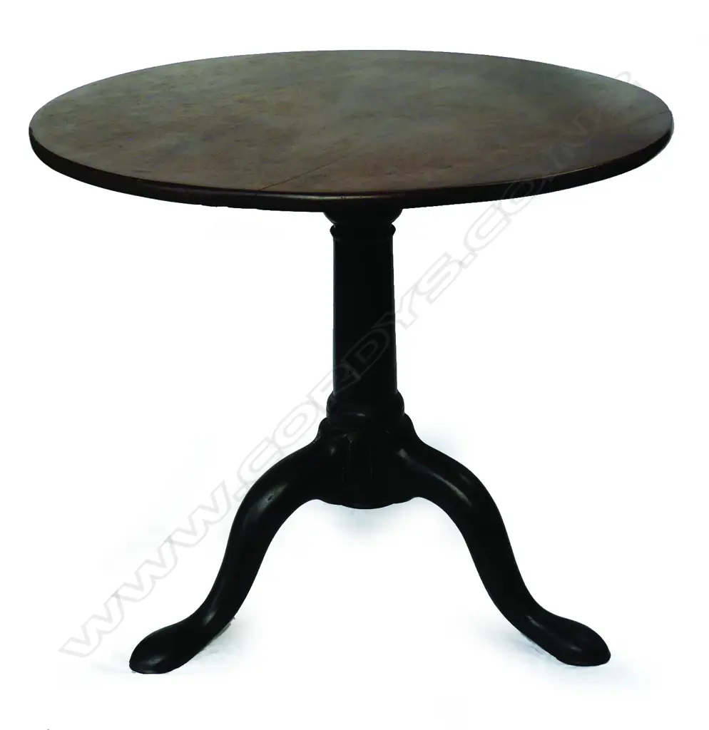 A George III mahogany tripod table Image 1++