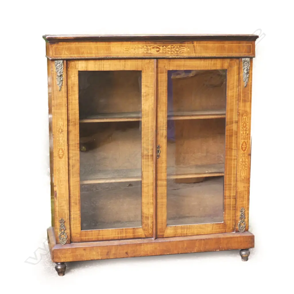 A Victorian walnut pier cabinet Image 1++