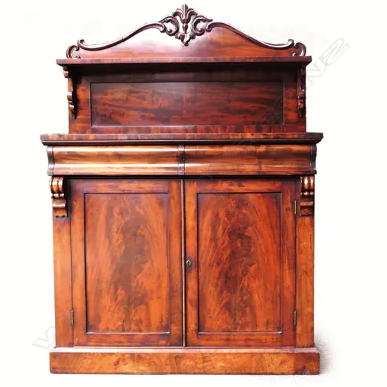 A Victorian mahogany chiffonier