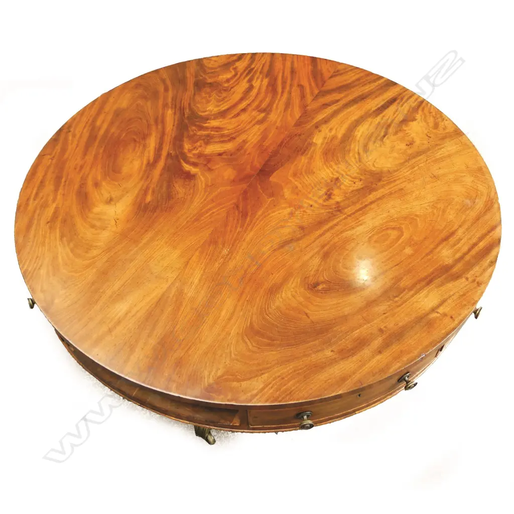 A William IV mahogany drum table Image 1++