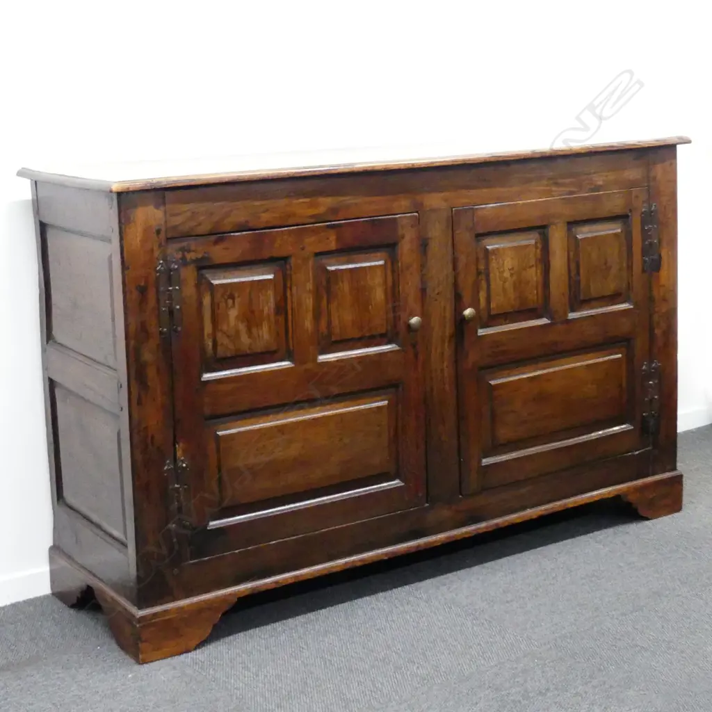 A Georgian oak country sideboard Image 1++