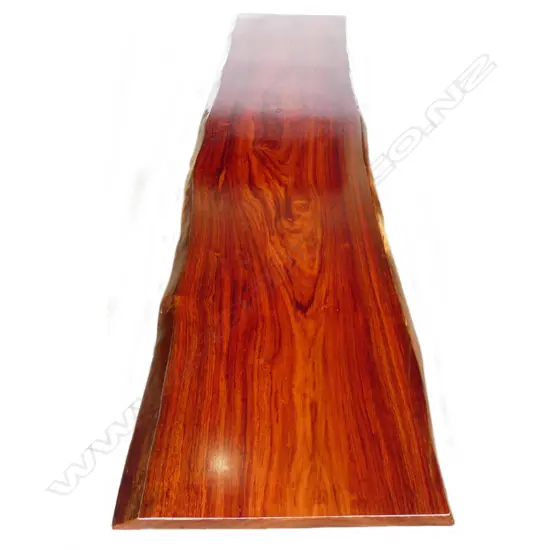 A long table-top size slab of timborana wood
