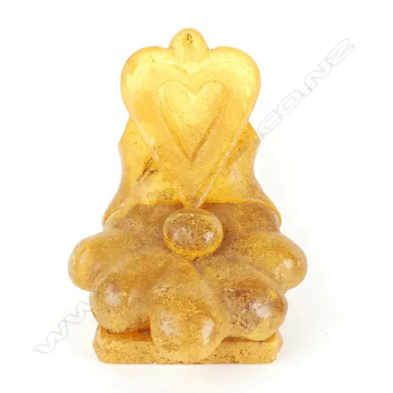 A c.1900 kauri gum sculpture