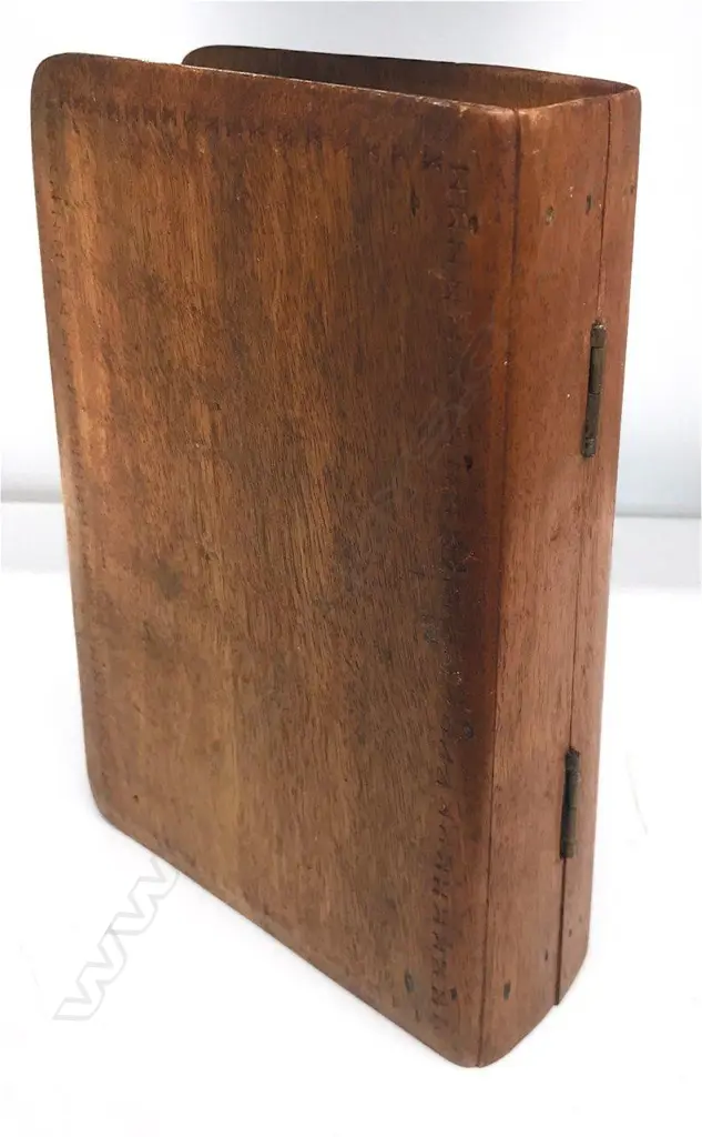 A vintage Pitcairn Island book form box Image 1++