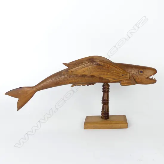 A vintage flying fish 'Souvenir from Pitcairn Island'