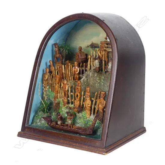 JANE BRENKLEY DIORAMA MAORI PA