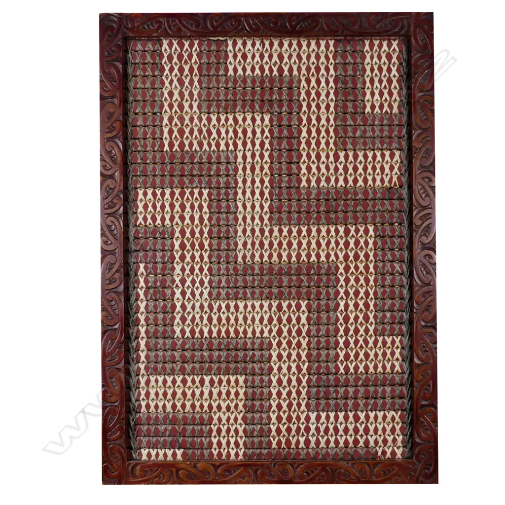 A woven tukutuku panel Image 1++