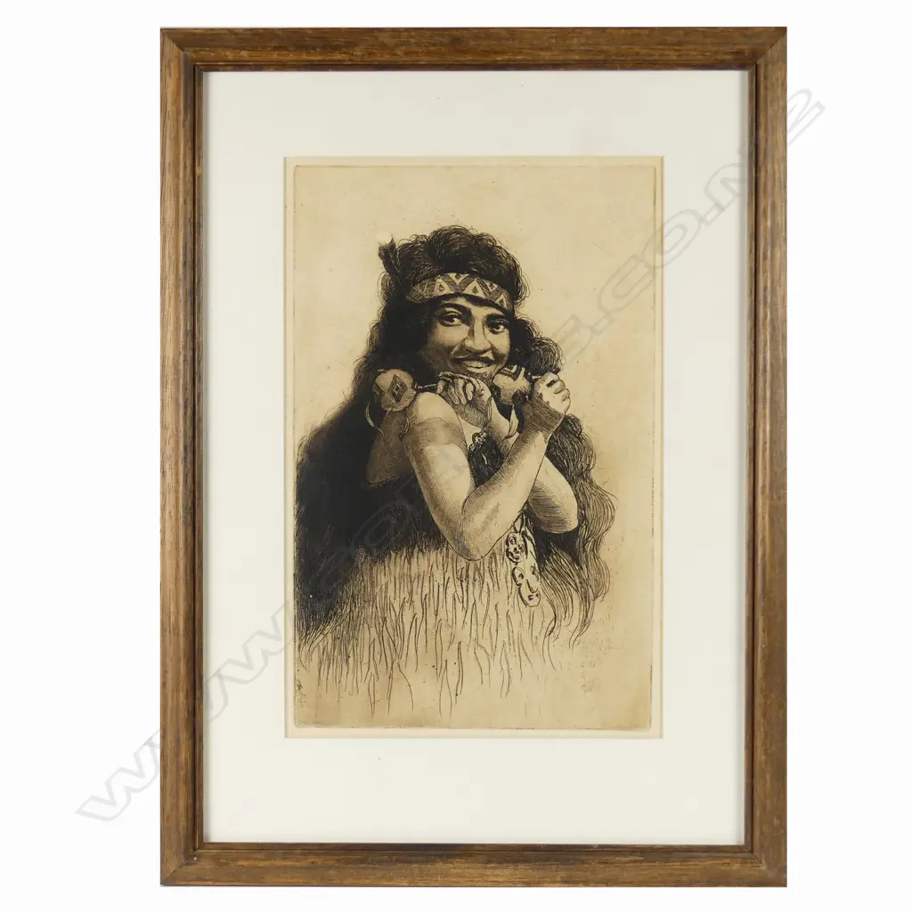 An etching attributed to Trevor Lloyd (1863-1937) Image 1++