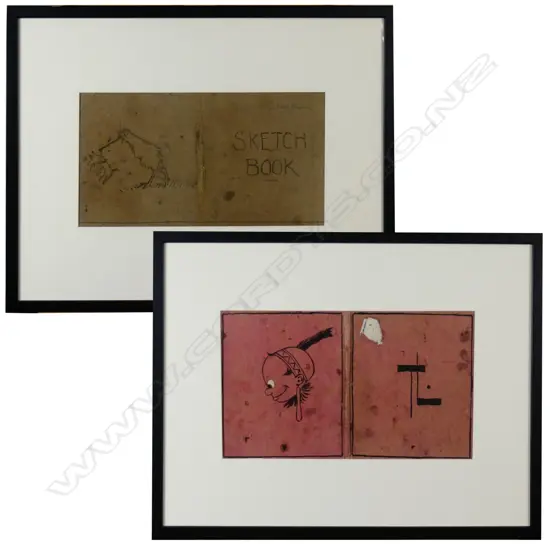 Two Trevor Lloyd sketch book covers