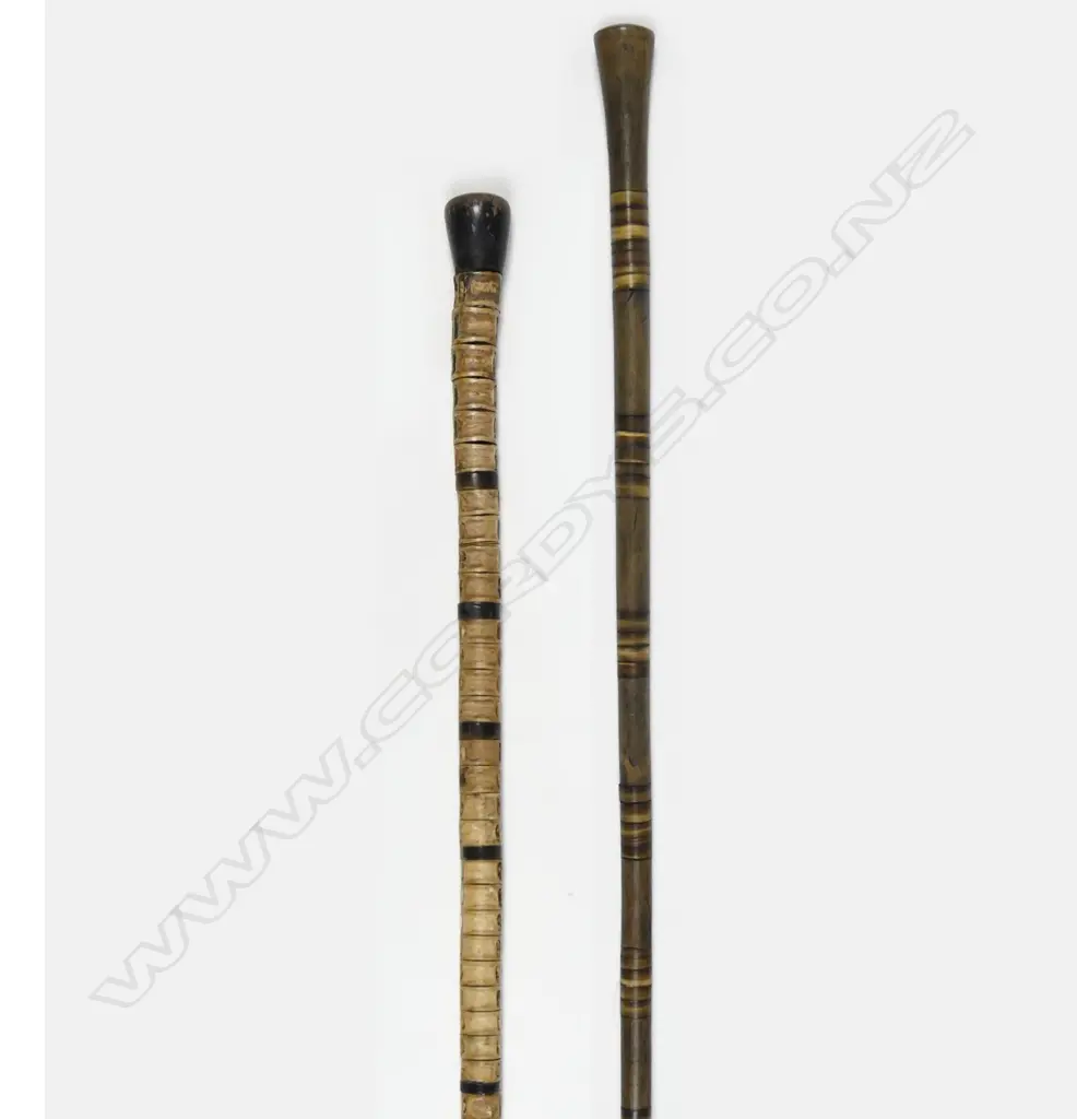 Two vintage sectional walking sticks Image 1++