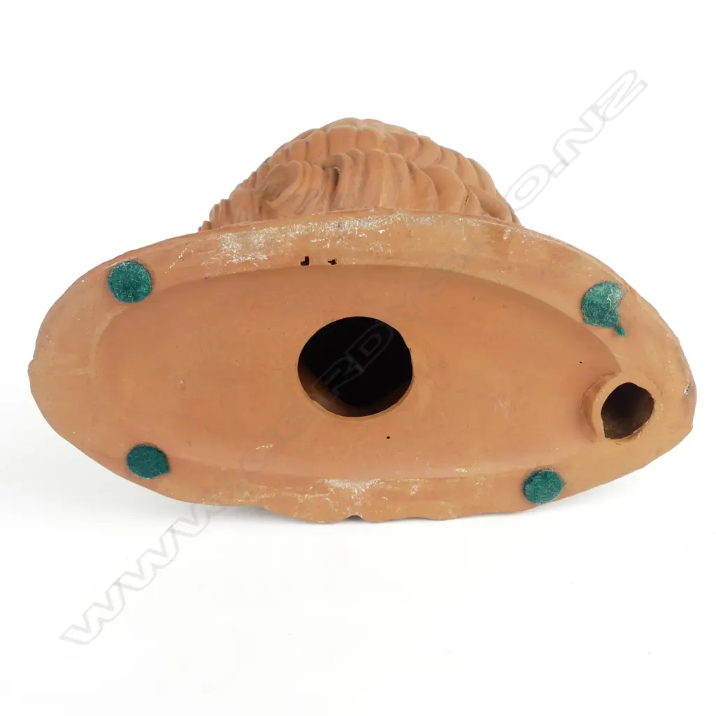 A rare Thomas Norman Lovatt terracotta pottery bust of 'Te Rangi Pikanga' Image 1++