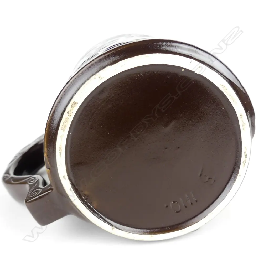 A Maori patterned mug produced at Titian Studios or Crown Lynn Image 1++