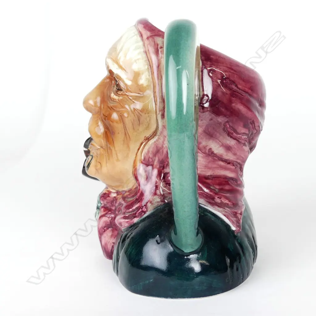 A Titan Studio glazed toby jug in the form of a Māori kuia Image 1++