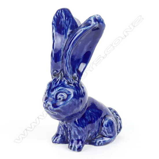 A rare Temuka Pottery lop eared rabbit