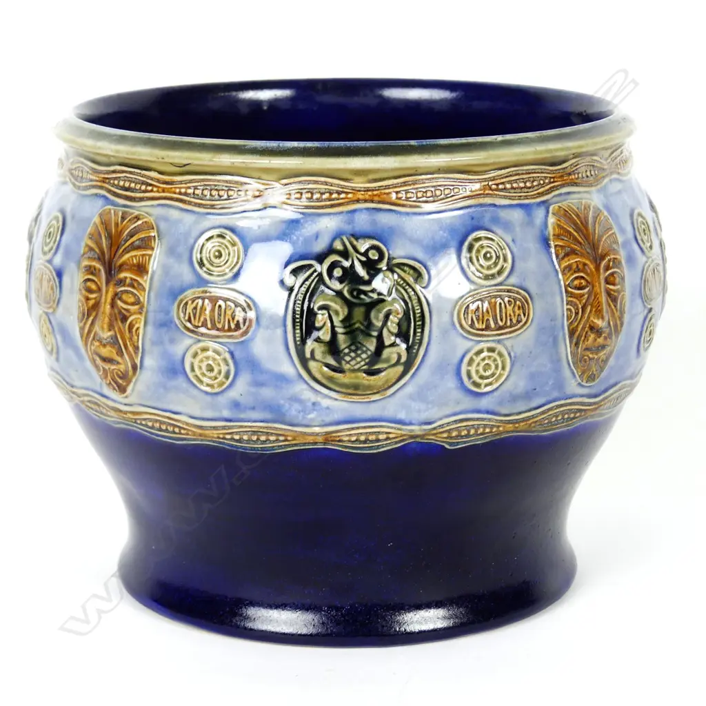 A Royal Doulton stoneware 'Kia Ora' jardiniere Image 1++
