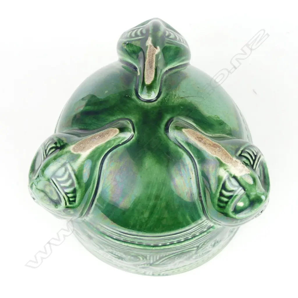 A Crown Lynn Wharetana Maori Art Pottery 'Kokowai Bowl' Image 1++