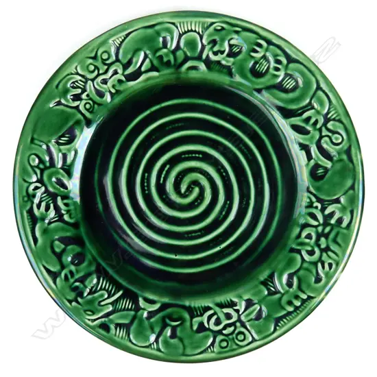 Crown Lynn Wharetana Maori Art Pottery wall 'plaque'