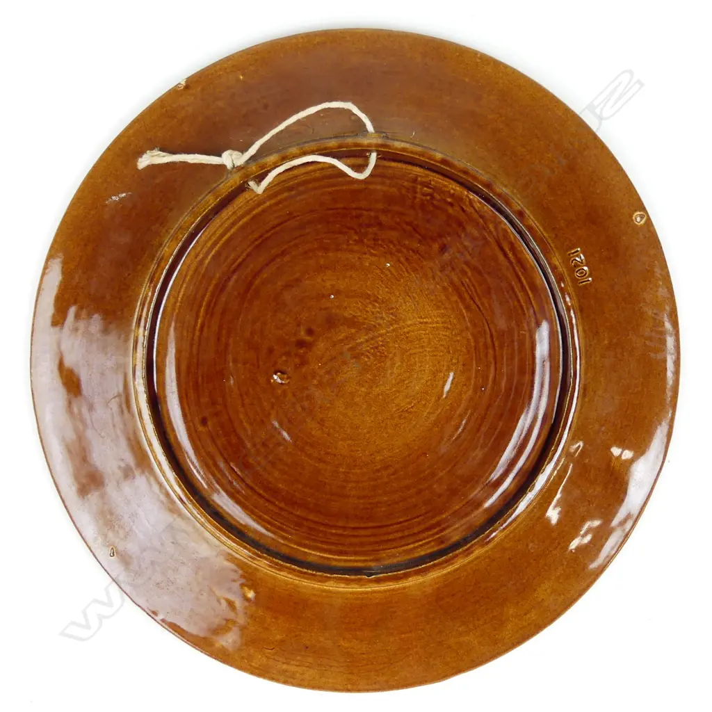 A Crown Lynn Wharetana Maori Art Pottery wall 'plaque' Image 1++