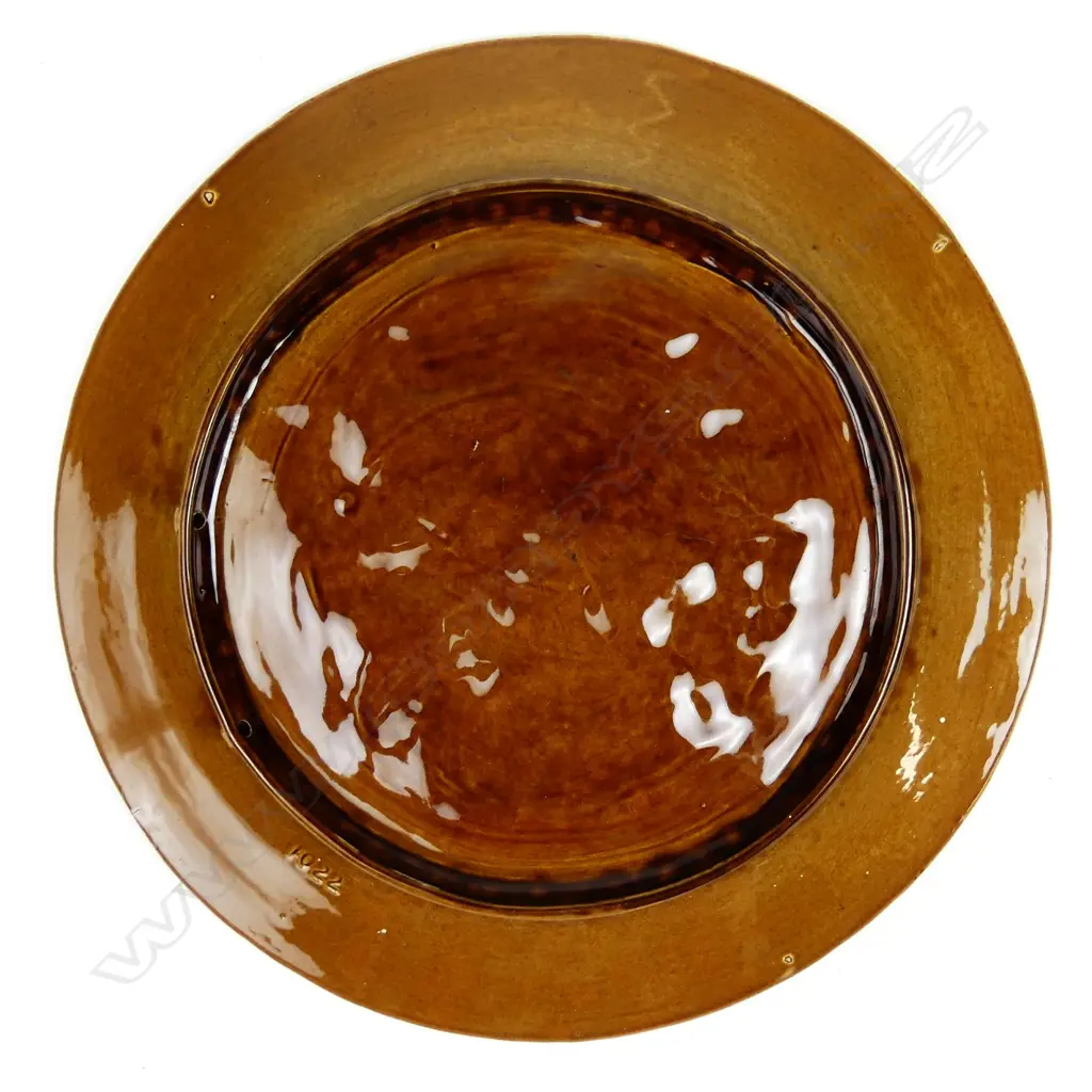 A Crown Lynn Wharetana Maori Art Pottery "Hei Tiki' wall 'plaque' Image 1++