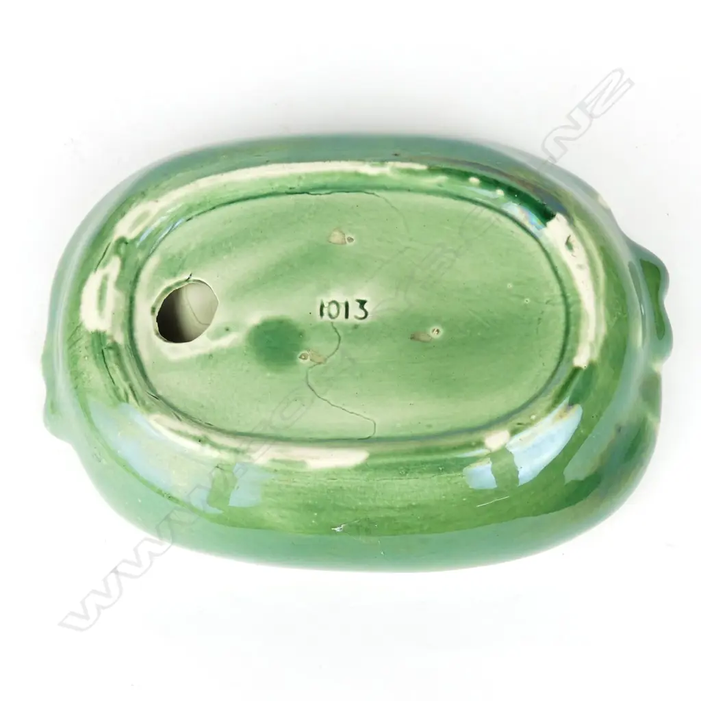 A Crown Lynn Wharetana ware Koruru Tray/ ashtray [large] Image 1++