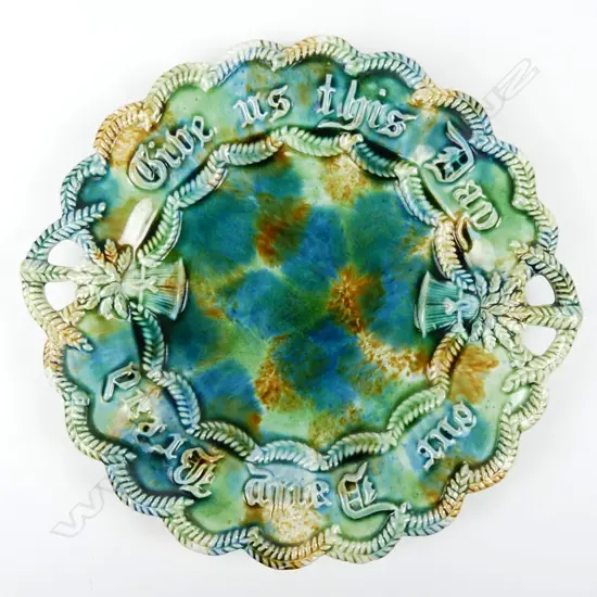 A P. Hutson & Co bread plate