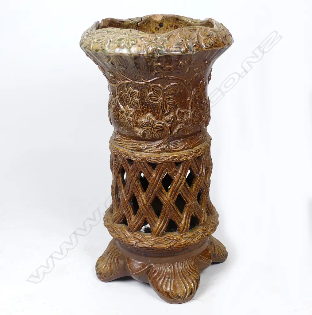 A Benhar Pottery salt glazed umbrella stand Image 1++