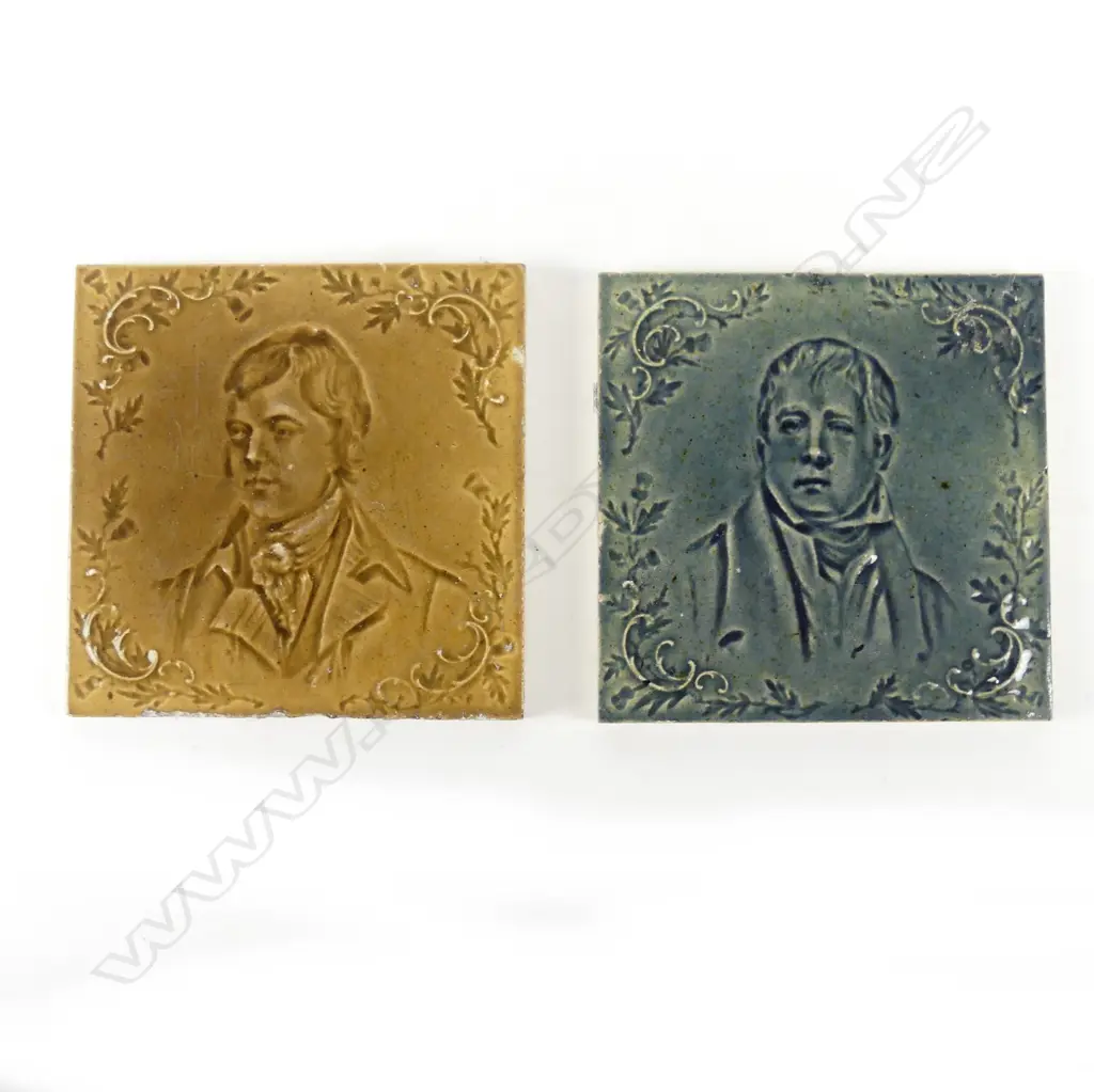 Two colonial tiles by New Zealand Potteries Image 1++