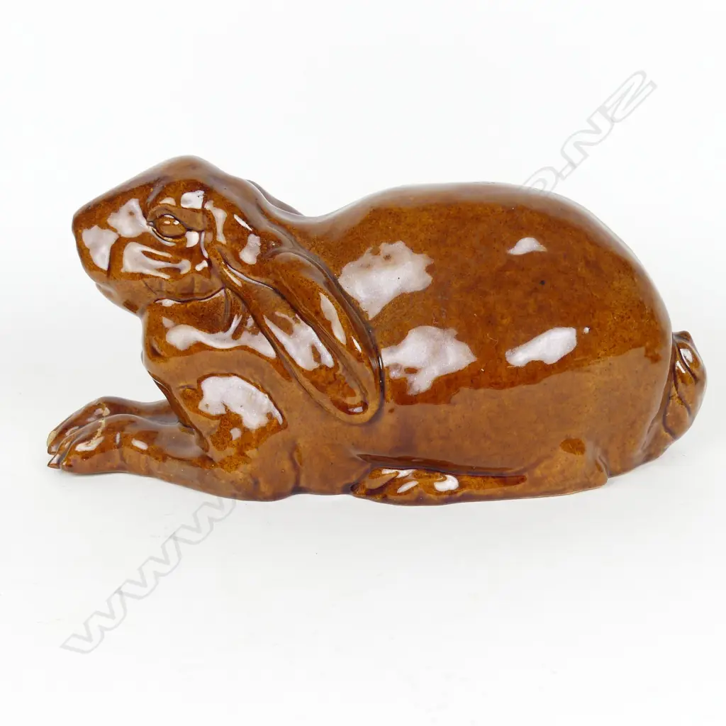 A rare Luke Adams (Sydenham Pottery) hare doorstop Image 1++
