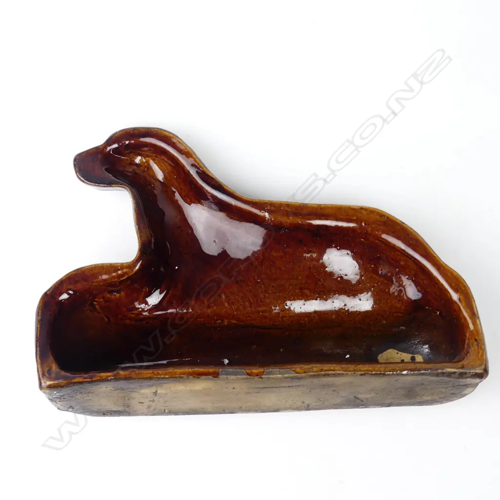 A Luke Adams Pottery mantel dog in the Staffordshire style Image 1++