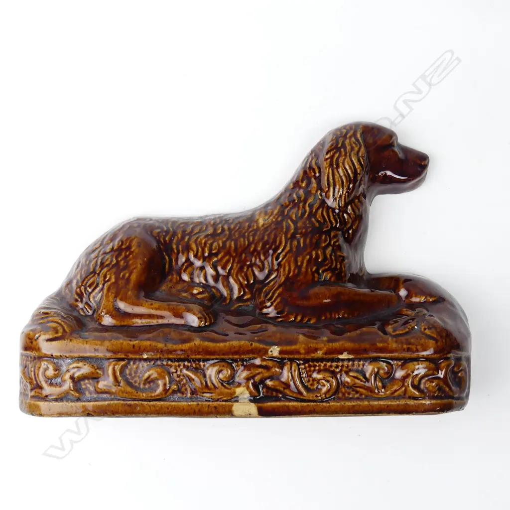 A Luke Adams Pottery mantel dog in the Staffordshire style Image 1++
