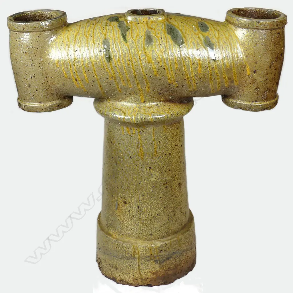 A salt glaze chimney pot Image 1++