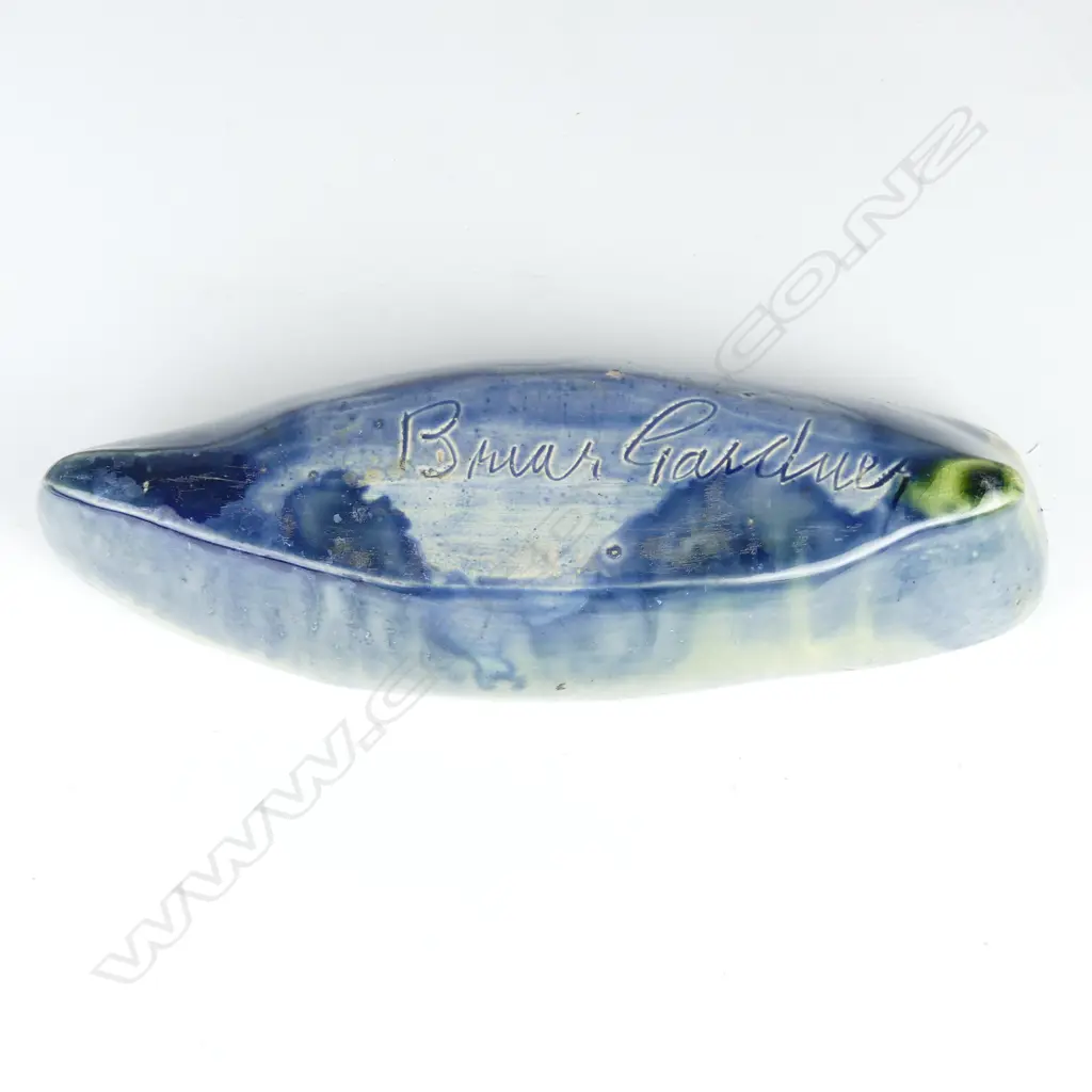 A Briar Gardner uncommon boat form bowl Image 1++