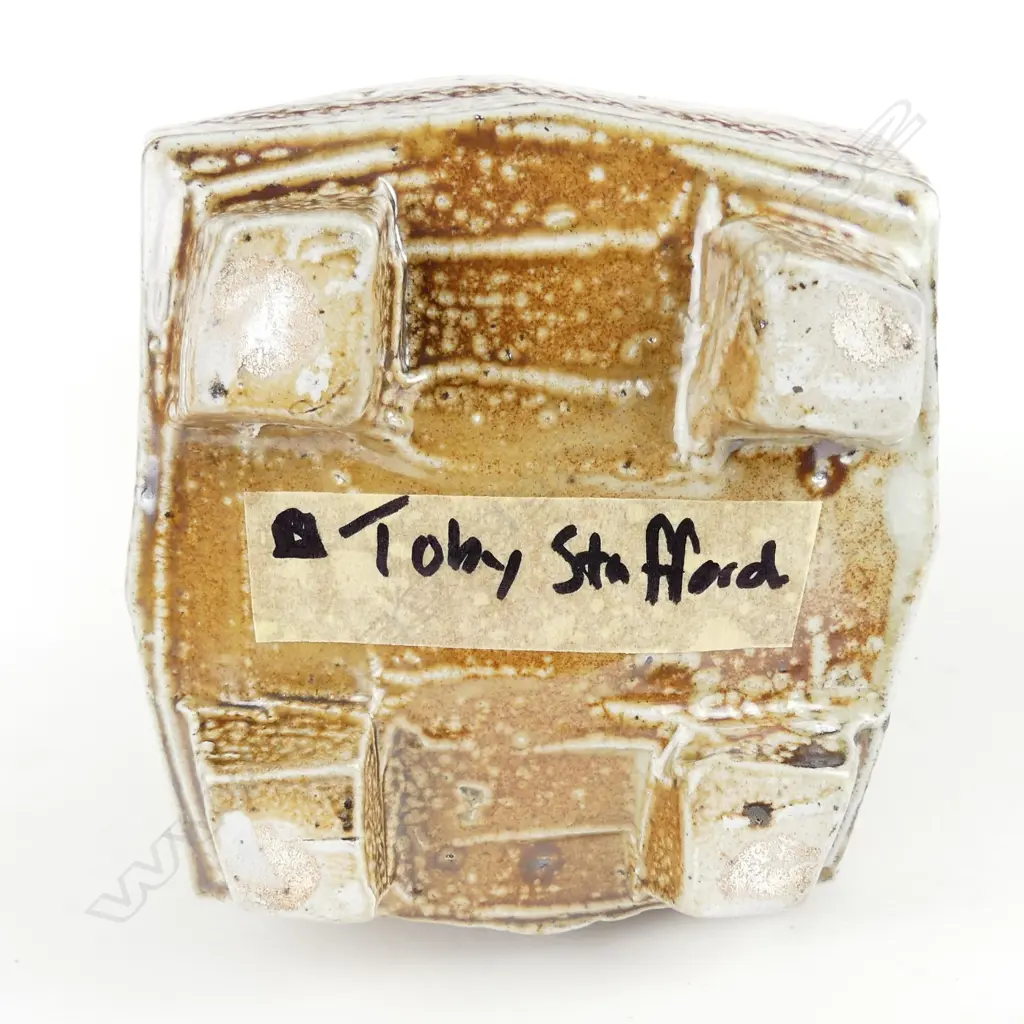 A Toby Stafford salt-glazed vase Image 1++