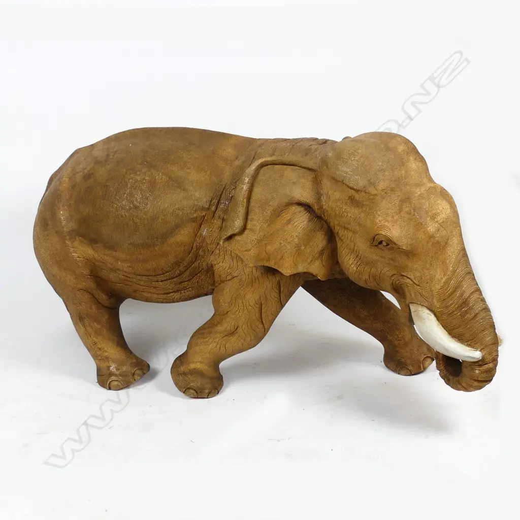 A large-scale floor standing ceramic elephant Image 1++
