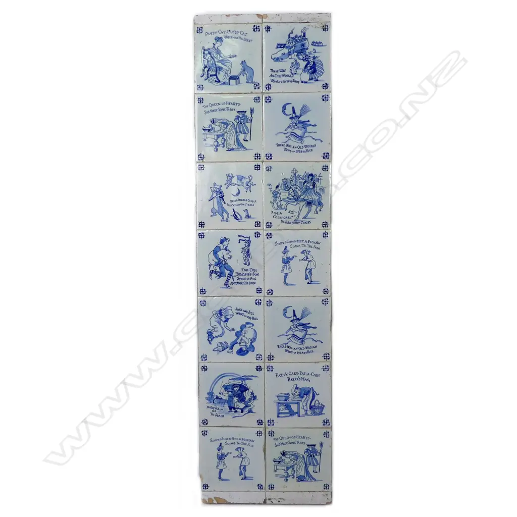 Fourteen nursery rhyme tiles Image 1++