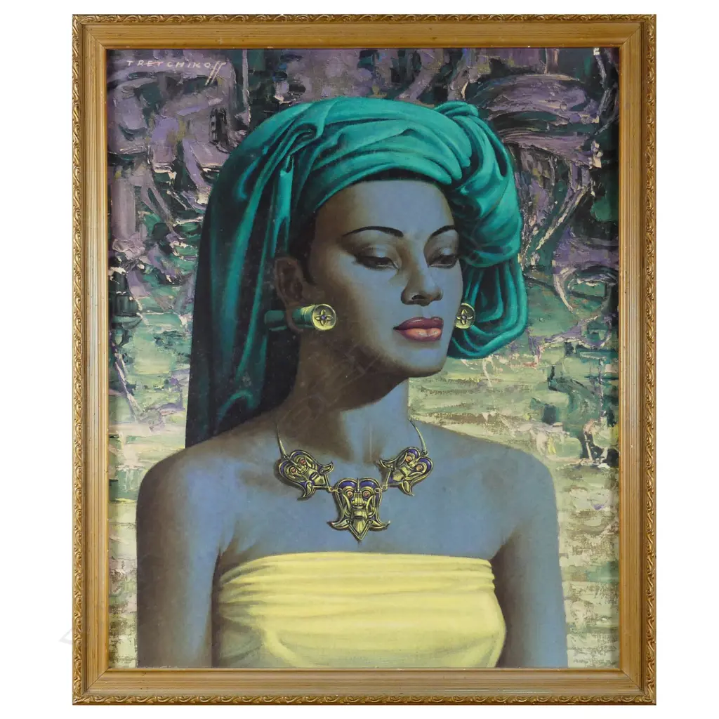 Vintage art print by Vladimir Tretchikoff Image 1++