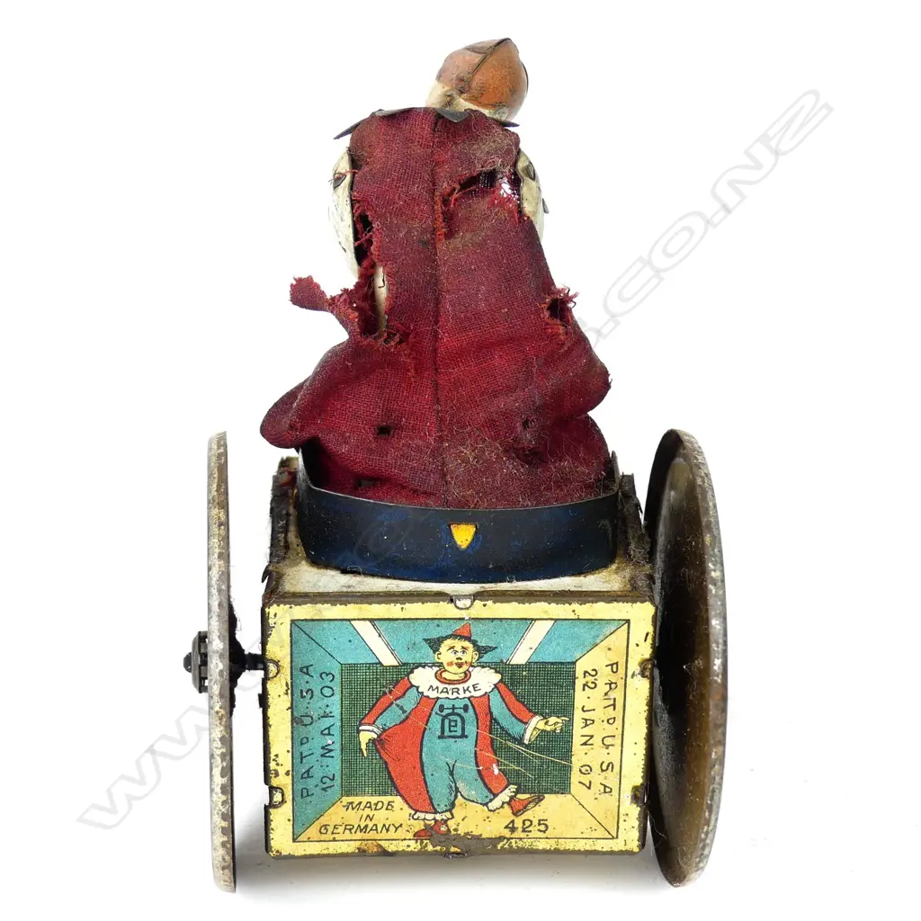 An early 20thC German Lehmann tin plate 'Stubborn Donkey' tin plate toy Image 1++