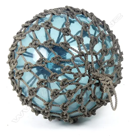 A glass fishing float