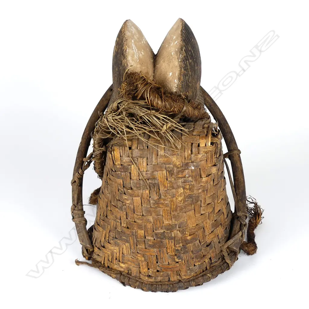 A Punu tribal mukudj stilt dancer's mask Image 1++