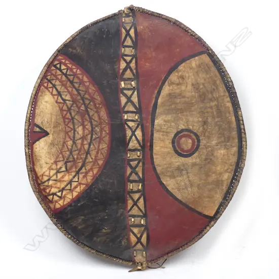 A vintage Kenyan Maasai tribal shield