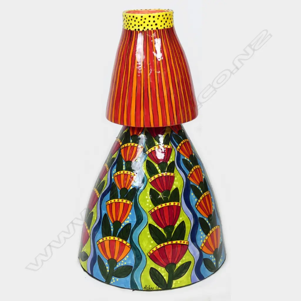 A two-piece ceramic garden sculpture Image 1++