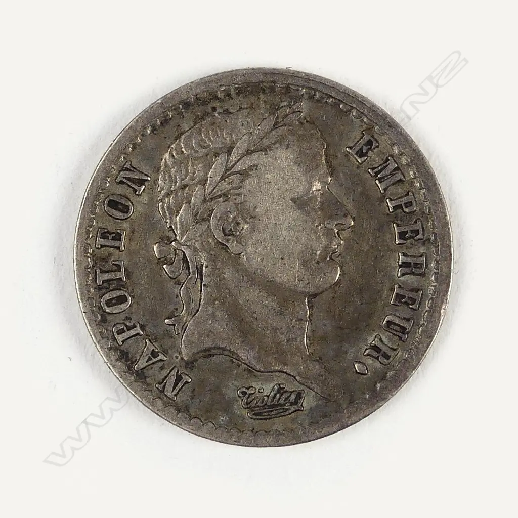 An 1812 Napoleon Bonaparte 1/2 franc Image 1++