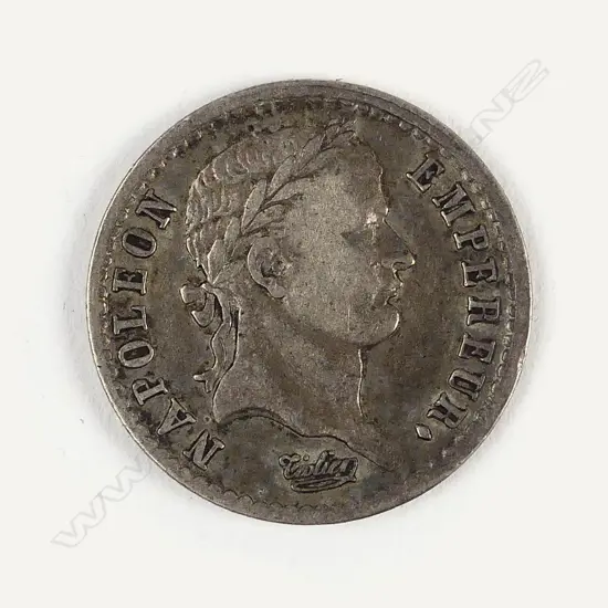 An 1812 Napoleon Bonaparte 1/2 franc