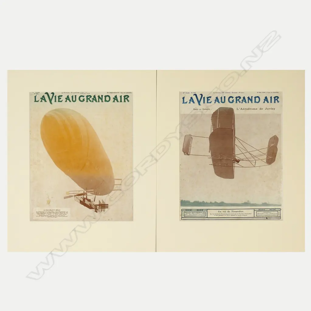 A rare set of ten covers from the French magazine 'La Vie au Grand Air' Image 1++