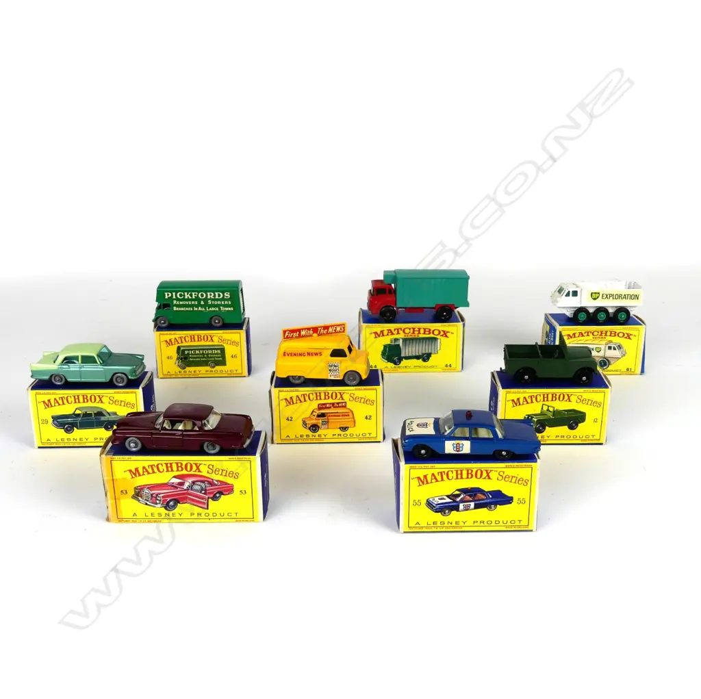 Eight boxed Lesney 'Matchbox' Series model vehicles Image 1++