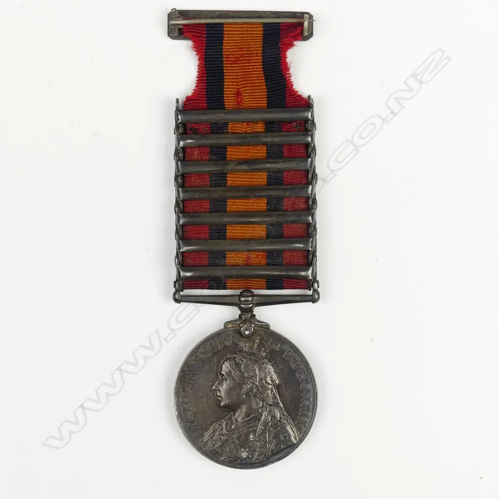 Queens South Africa medal with seven bars Image 1++