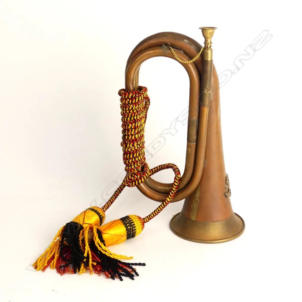 A copper and brass bugle Image 1++