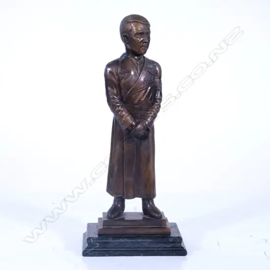 A bronze of Adolf Hitler