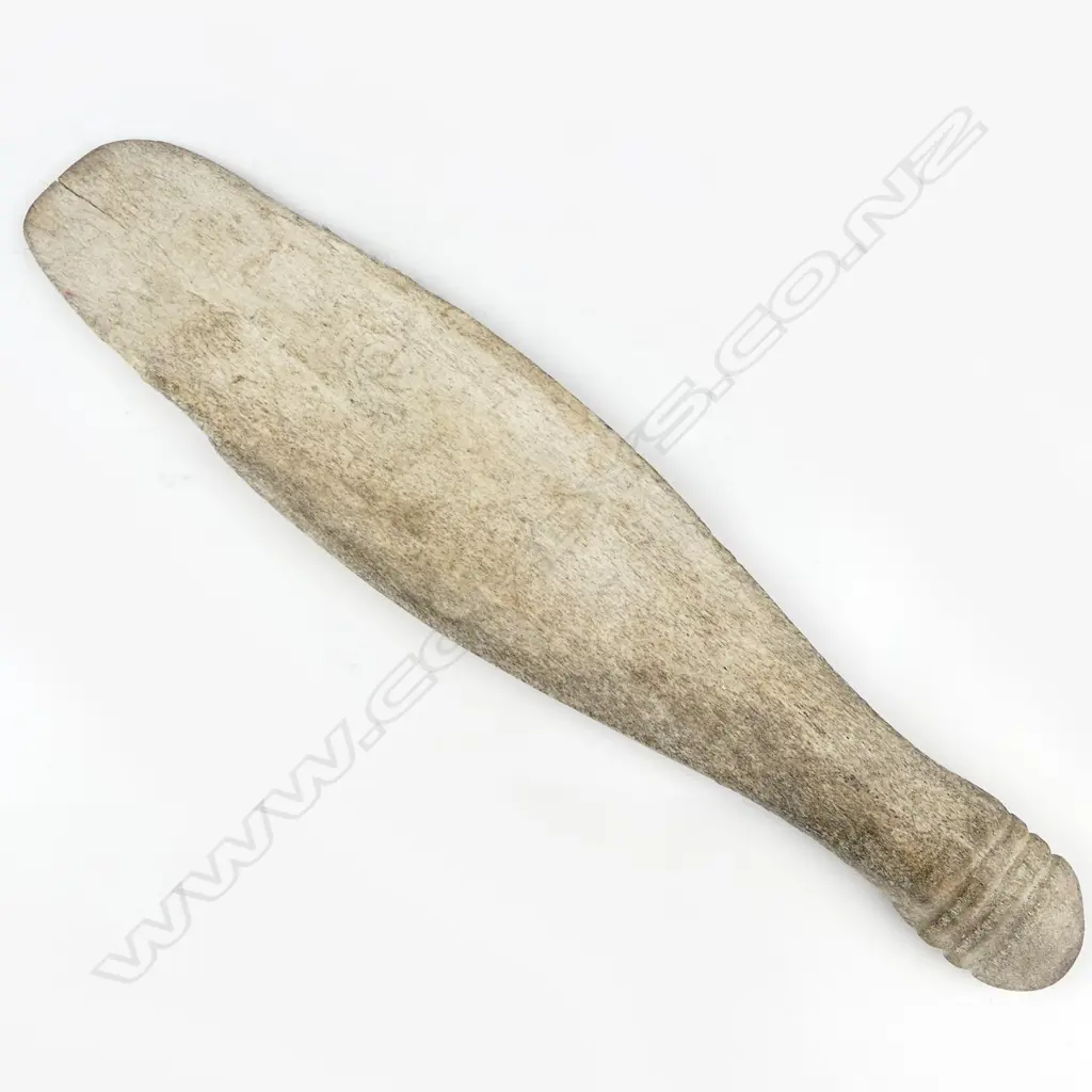 An old Maori whalebone patu Image 1++